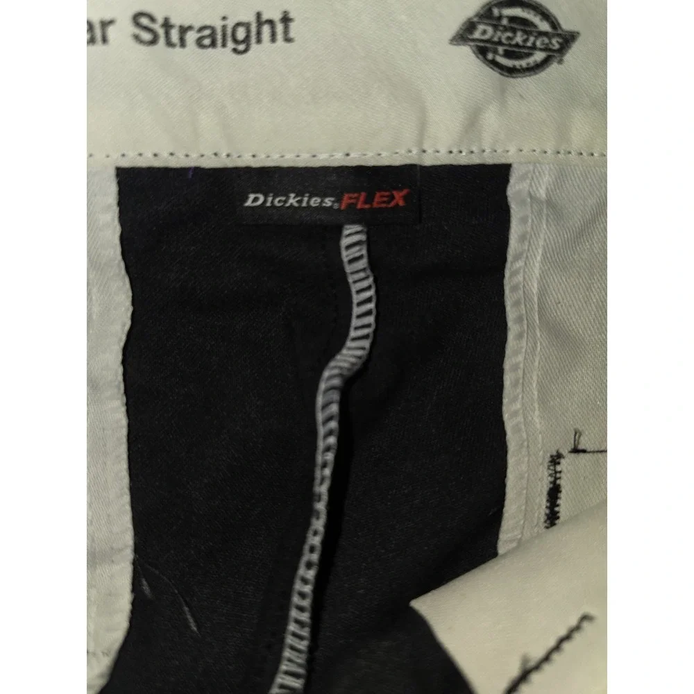 Dickies Regular Fit Cargo Work Pants -Straight Leg 34 x 30, Black